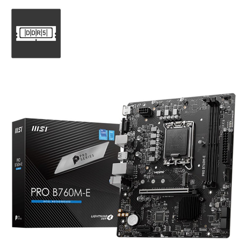 مادربرد ام اس آی PRO B760M-E DDR5