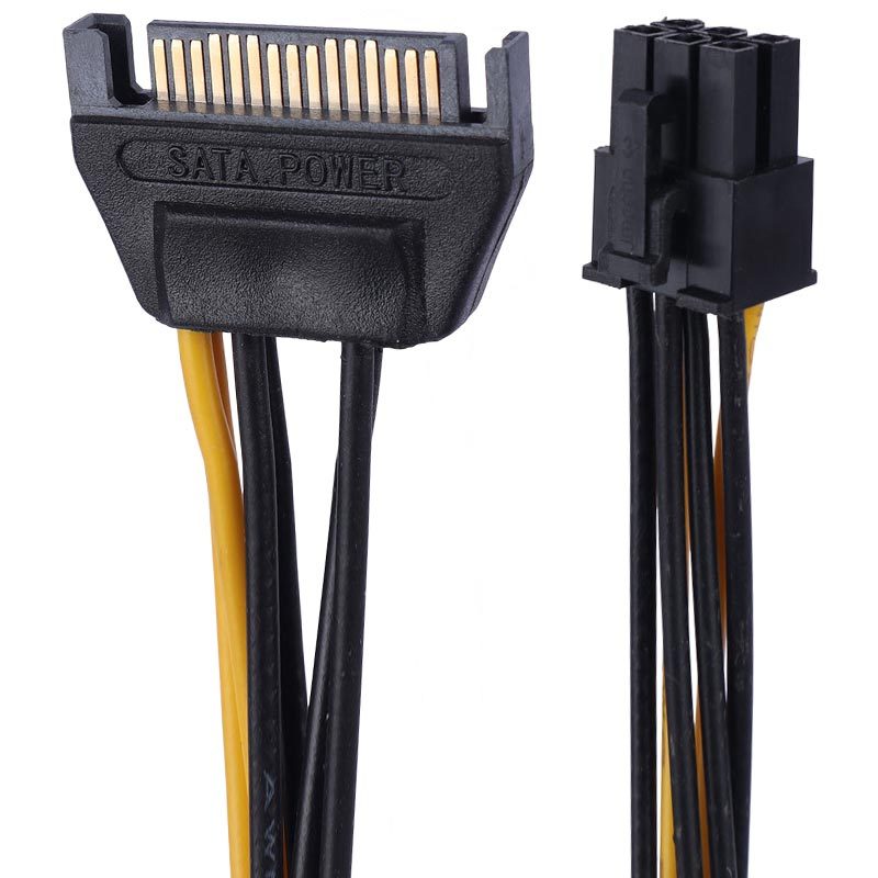 کابل تبدیل برق SATA To 6-Pin