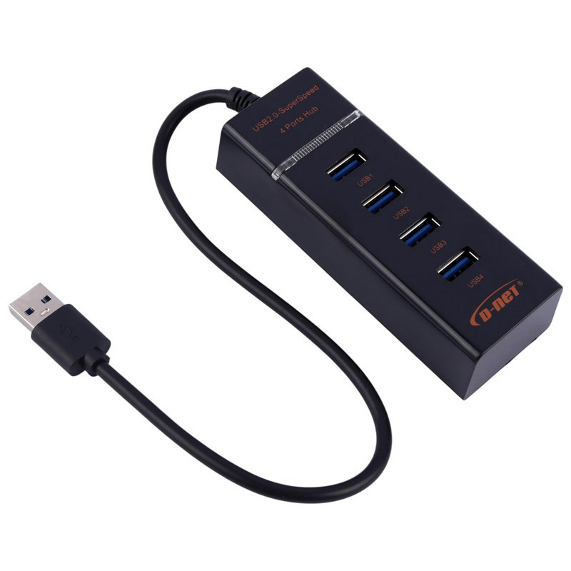 هاب 4 پورت USB 2.0 دی نت DT-423