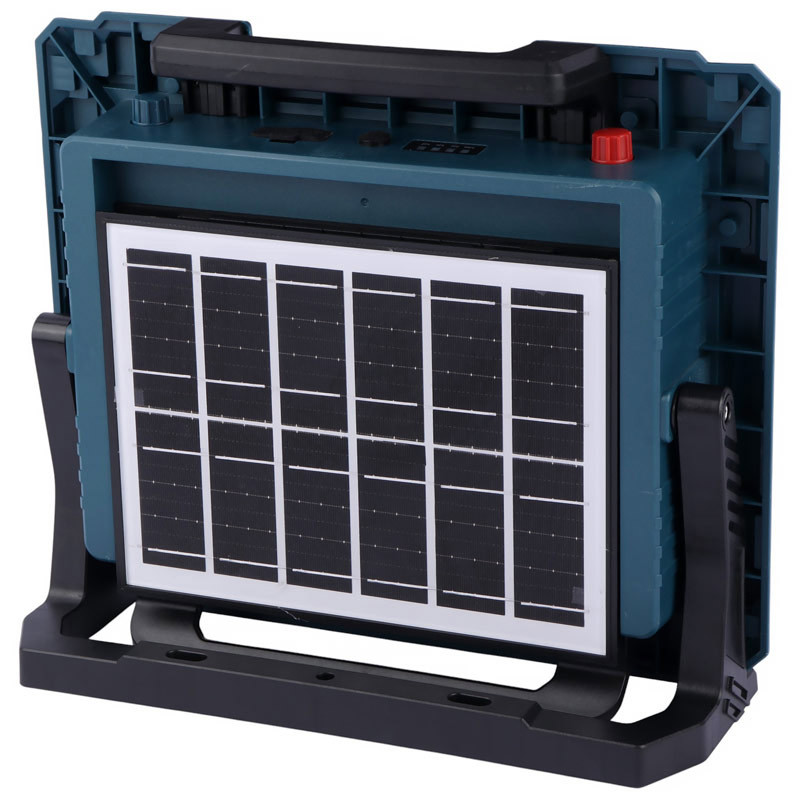 پروژکتور سیار شارژی و پاور بانک خورشیدی W8109-3