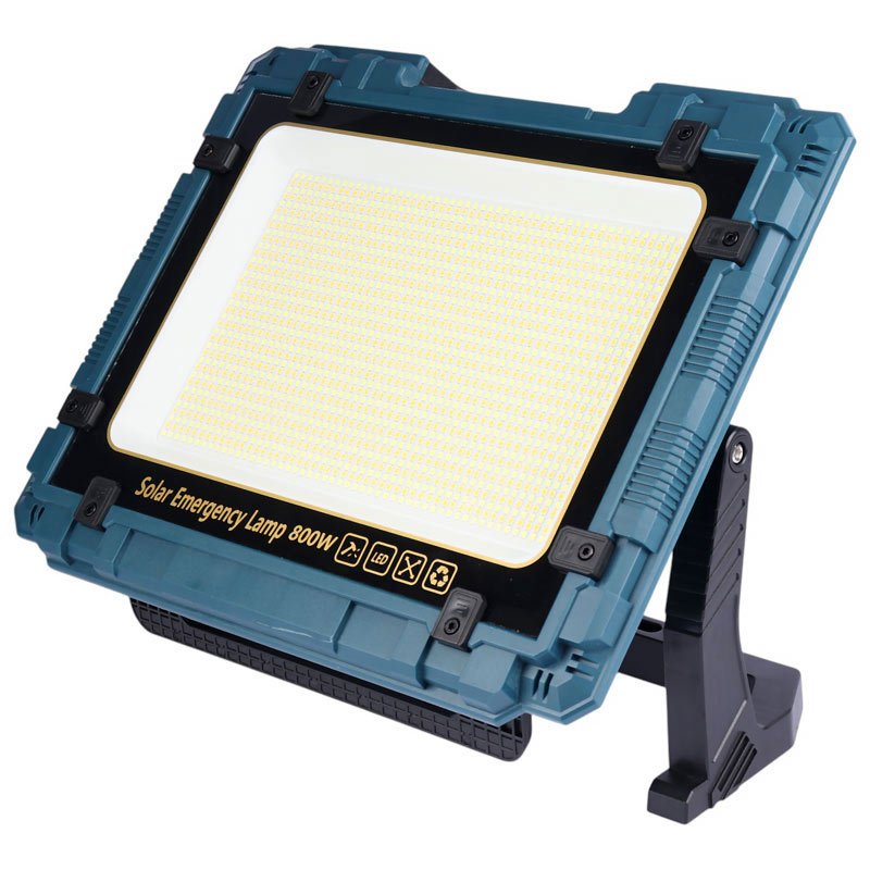 پروژکتور سیار شارژی و پاور بانک خورشیدی W8109-3