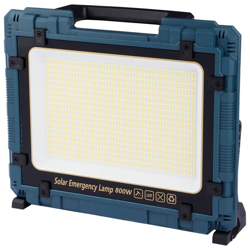پروژکتور سیار شارژی و پاور بانک خورشیدی W8109-3