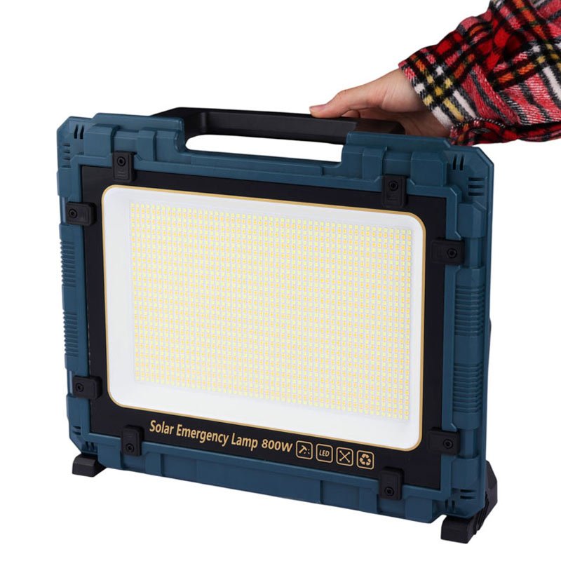 پروژکتور سیار شارژی و پاور بانک خورشیدی W8109-3
