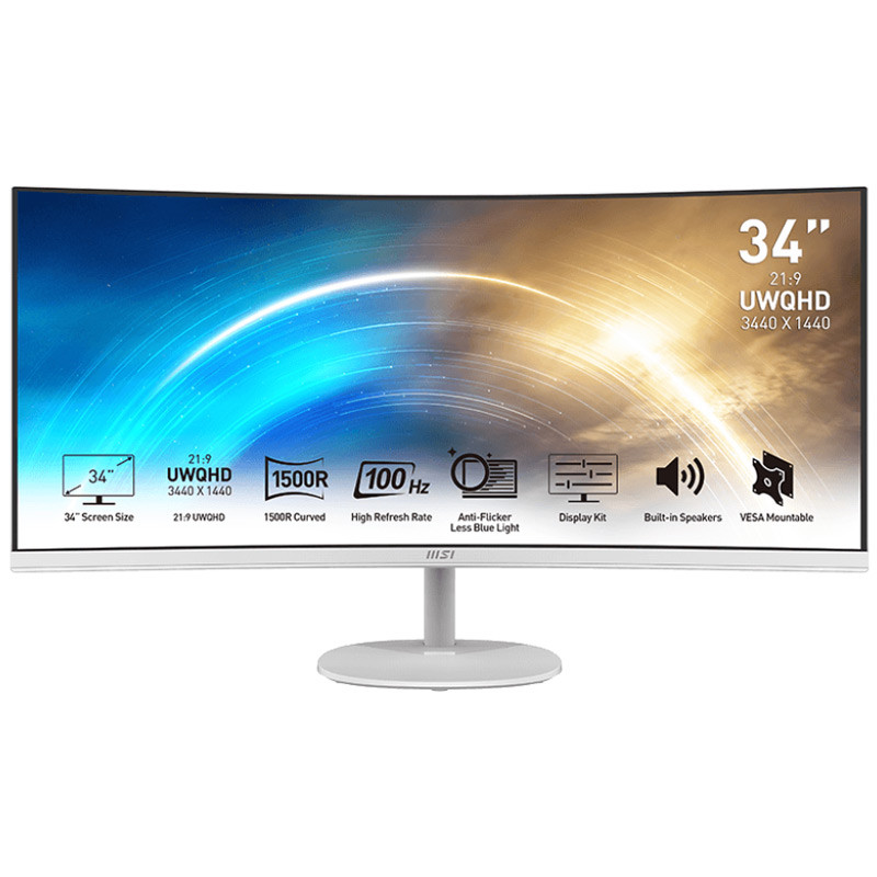 مانیتور ام اس آی Pro MP341CQW سایز 34 اینچ