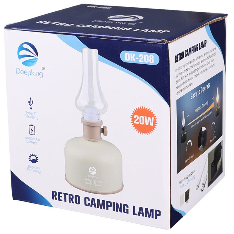 چراغ قوه فانوسی شارژی Deepking DK-208