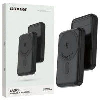 پاور بانک بی سیم فست شارژ 10000 گرین لاین Green Lion Lagos PD 22.5W
