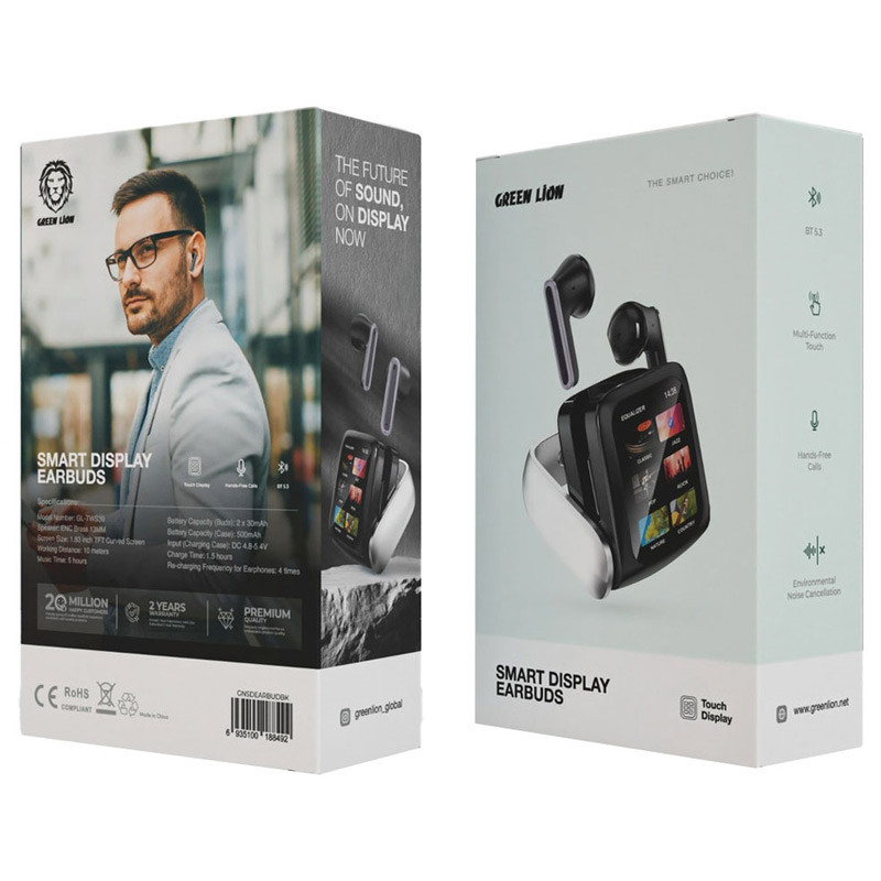 هندزفری بلوتوثی گرین لاین Smart Display Earbuds