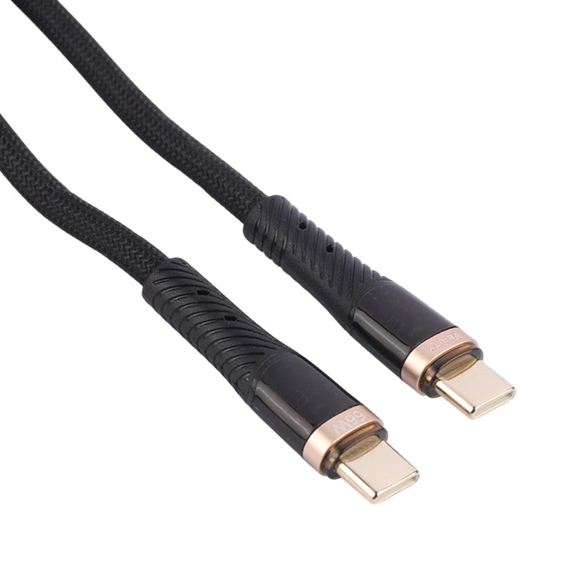 کابل تبدیل فست شارژ Verity CB-3164C Type-C To Type-C PD 66W 1.2m