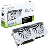 کارت گرافیک ASUS Dual GeForce RTX 4070 White OC Edition 12GB GDDR6X 192Bit