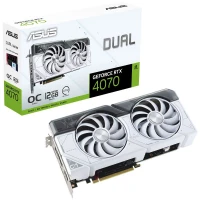 کارت گرافیک ASUS Dual GeForce RTX 4070 White OC Edition 12GB GDDR6X 192Bit
