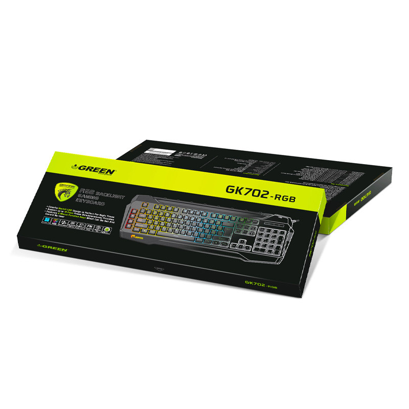 کیبورد گیمینگ گرین GK702-RGB