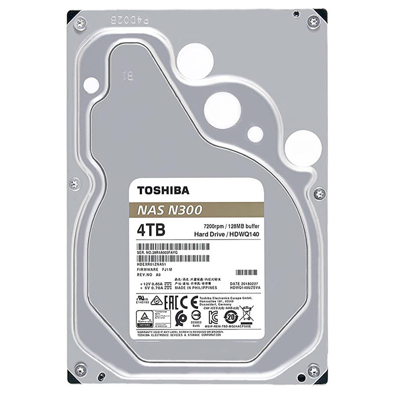 هارد اینترنال توشیبا Toshiba N300 NAS HDWQ140EZSTA 4TB