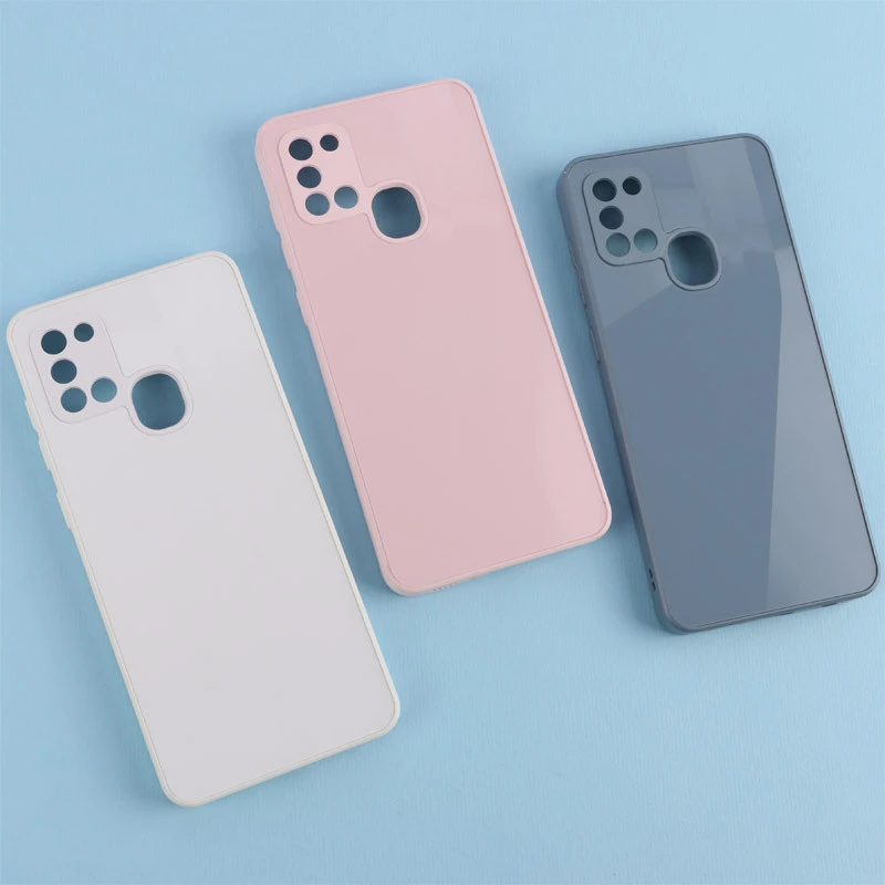 قاب PVD لیزری سه بعدی سامسونگ Galaxy A21s محافظ لنزدار
