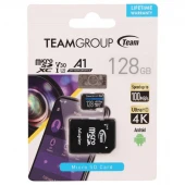 رم میکرو 128 گیگ تیم گروپ TeamGroup A1 V30 U3 100MB/s + خشاب
