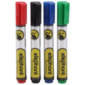 ماژیک معمولی بلک الفنت نوک تخت رنگی Black Elephant بسته 12 عددی