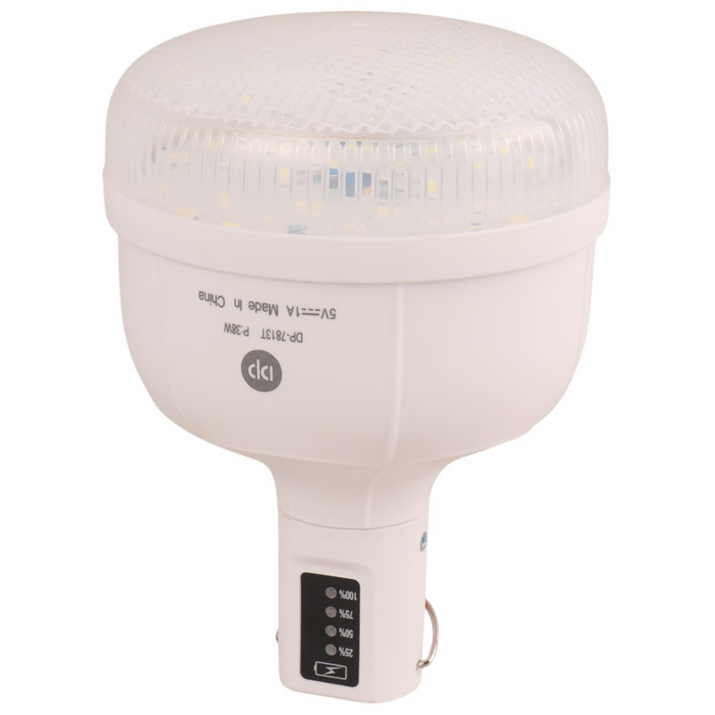 لامپ آویزدار شارژی DP.LED Light DP-7813T 38W + پنل خورشیدی