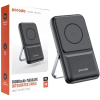 پاور بانک بی سیم فست شارژ 10000 پرودو Porodo PD-PBFCH039 PD 22.5W