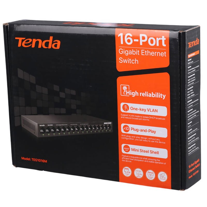 سوییچ Tenda TEG1016M 16Port