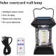 چراغ قوه فانوسی شارژی خورشیدی CL-T60