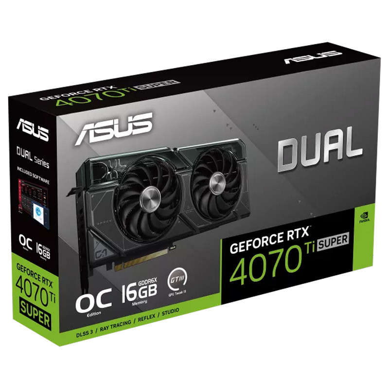 کارت گرافیک ASUS Dual GeForce RTX 4070 Ti Super OC Edition 16GB GDDR6X 256Bit