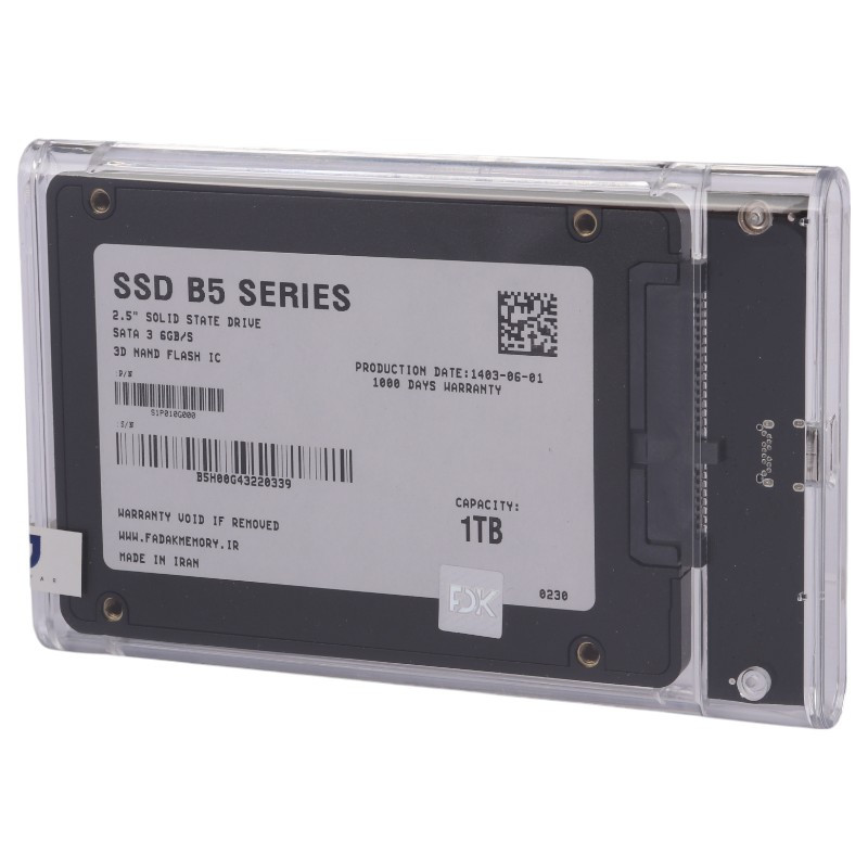 حافظه اکسترنال SSD فدک FDK 1TB + هدیه باتری