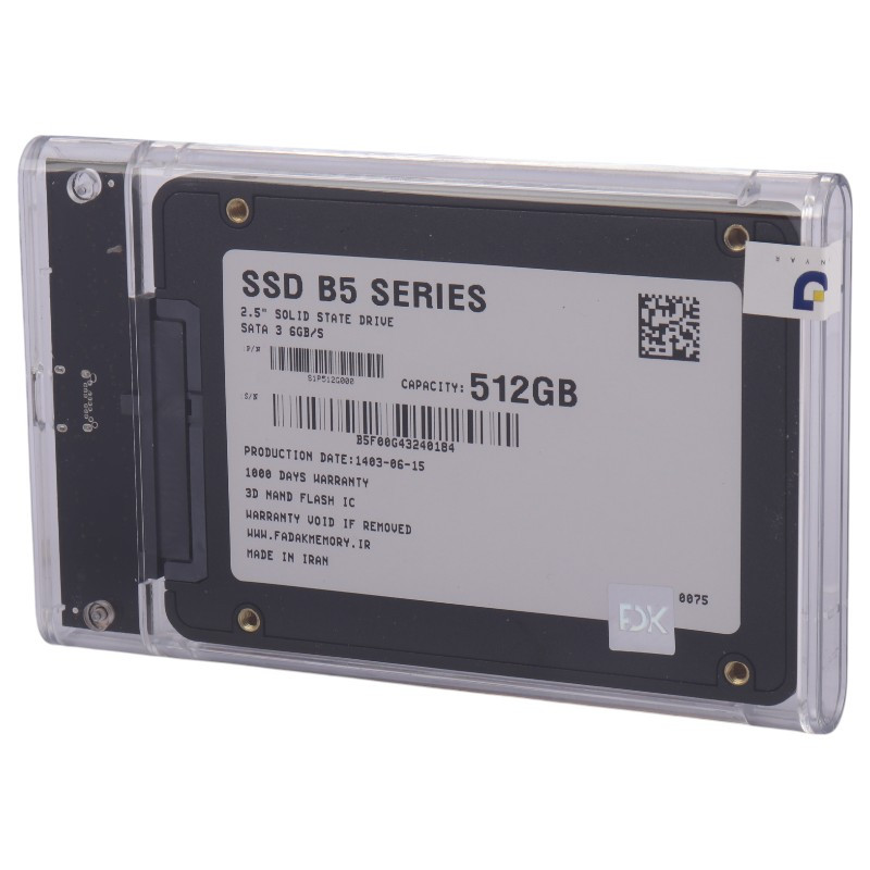 حافظه اکسترنال SSD فدک FDK 512GB + باتری هدیه