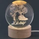 گوی چراغ دار زیر چوبی طرح فانتزی 6cm