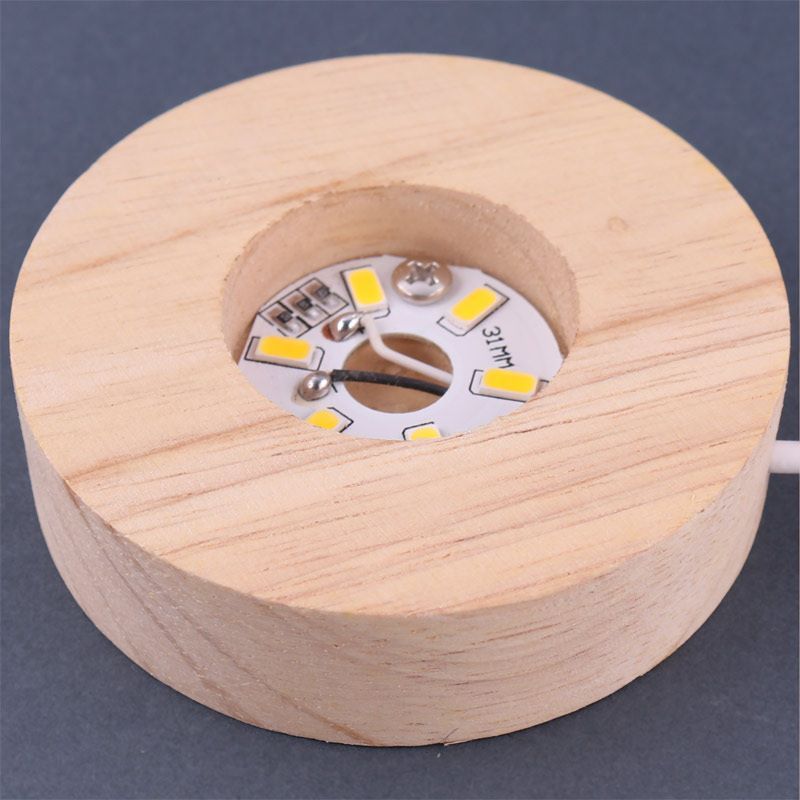 گوی چراغ دار زیر چوبی کد 2 8cm