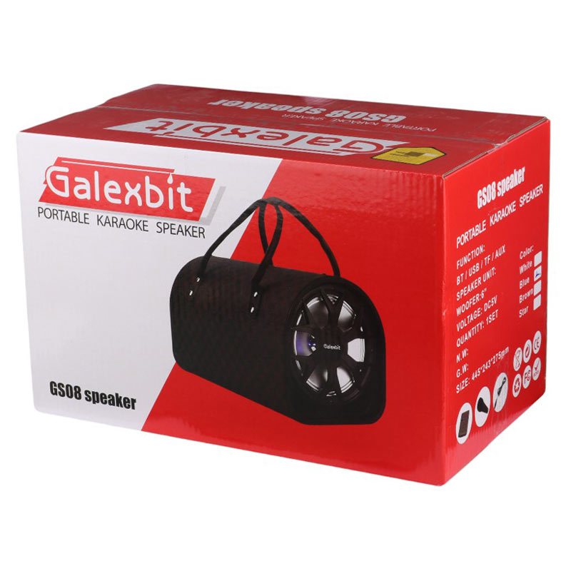 اسپیکر بلوتوثی رم و فلش خور Galexbit GS-08 + میکروفون و ریموت کنترل