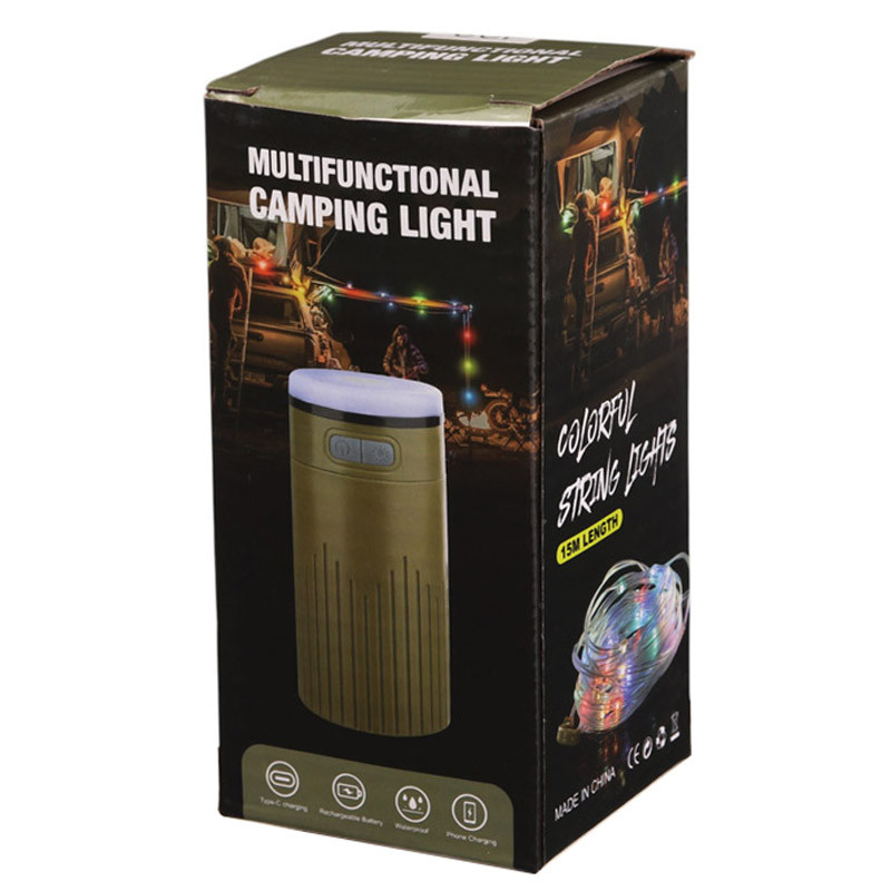 چراغ قوه شارژی ریسه دار Camping Light