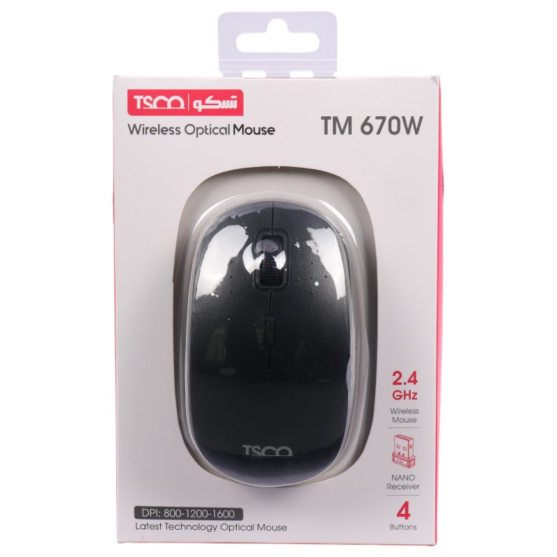 موس بی سیم TSCO TM670W