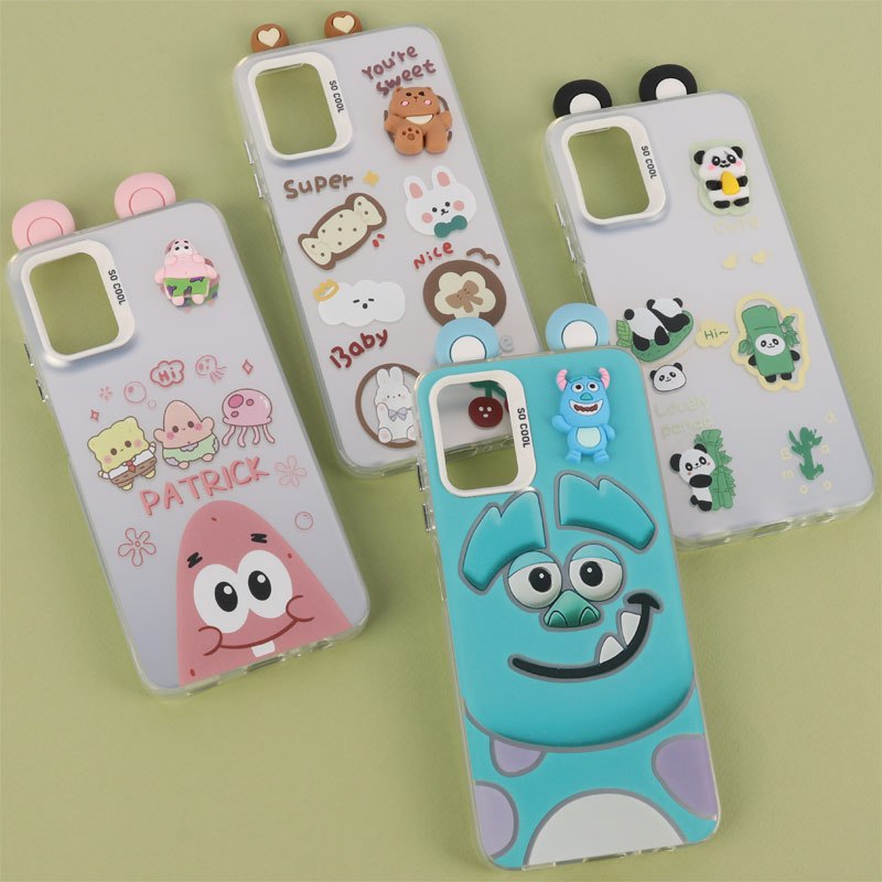 قاب PC So Cool سامسونگ Galaxy A02s / M02s / A03s عروسکی گوش دار