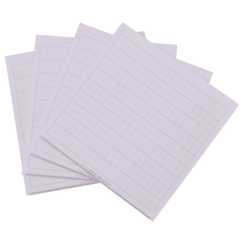 کاغذ یادداشت Nahal Alma 10*10cm کد 7302 بسته 300 برگی شطرنجی