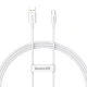 کابل تایپ سی فست شارژ Baseus P10320102214 6A 100W 1m