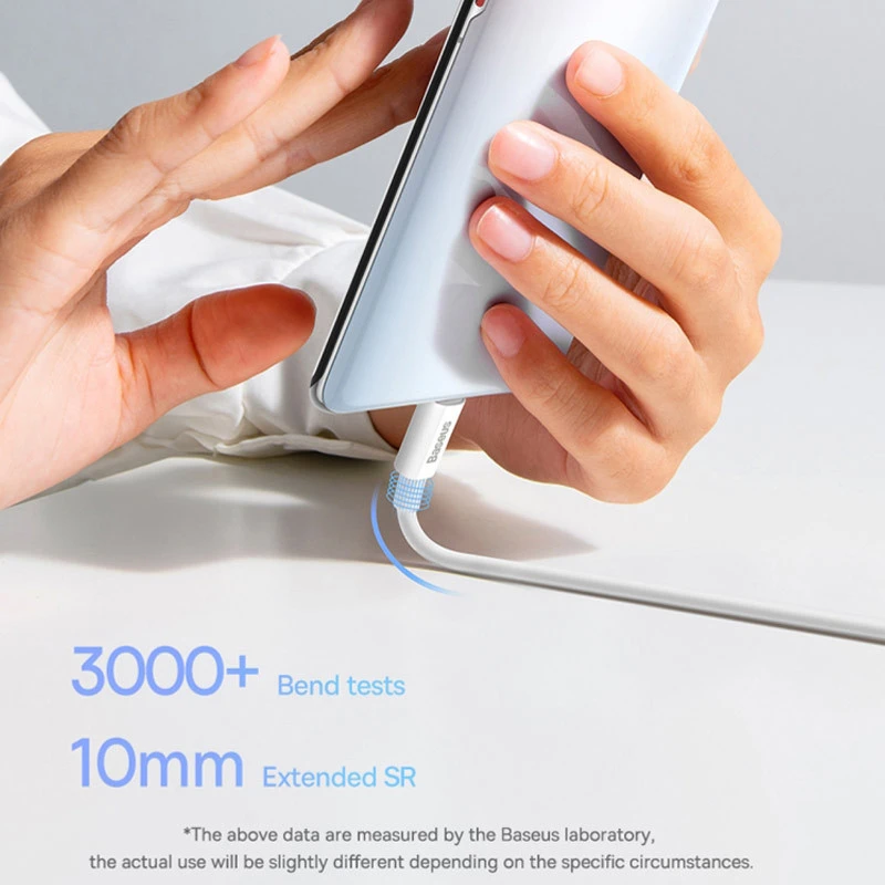 کابل تایپ سی فست شارژ Baseus P10320102214 6A 100W 1m