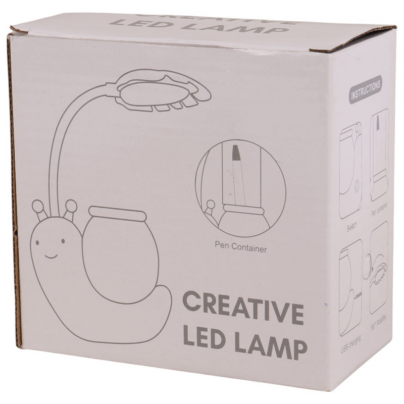 چراغ مطالعه فانتزی طرح حلزون Creative Led Lamp