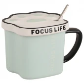 ماگ سرامیکی درب دار Focus Life کد 103502