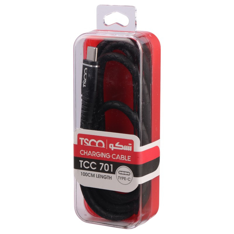 کابل تایپ سی TSCO TCC701 3A 1m