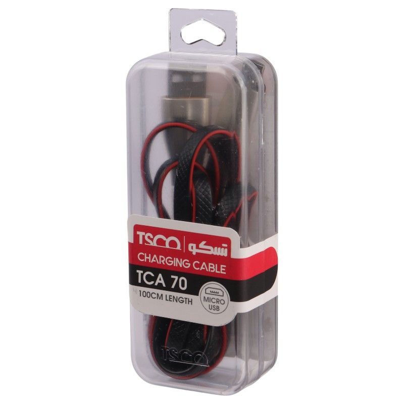 کابل میکرو یو اس بی TSCO TCA 70 2.1A 1m