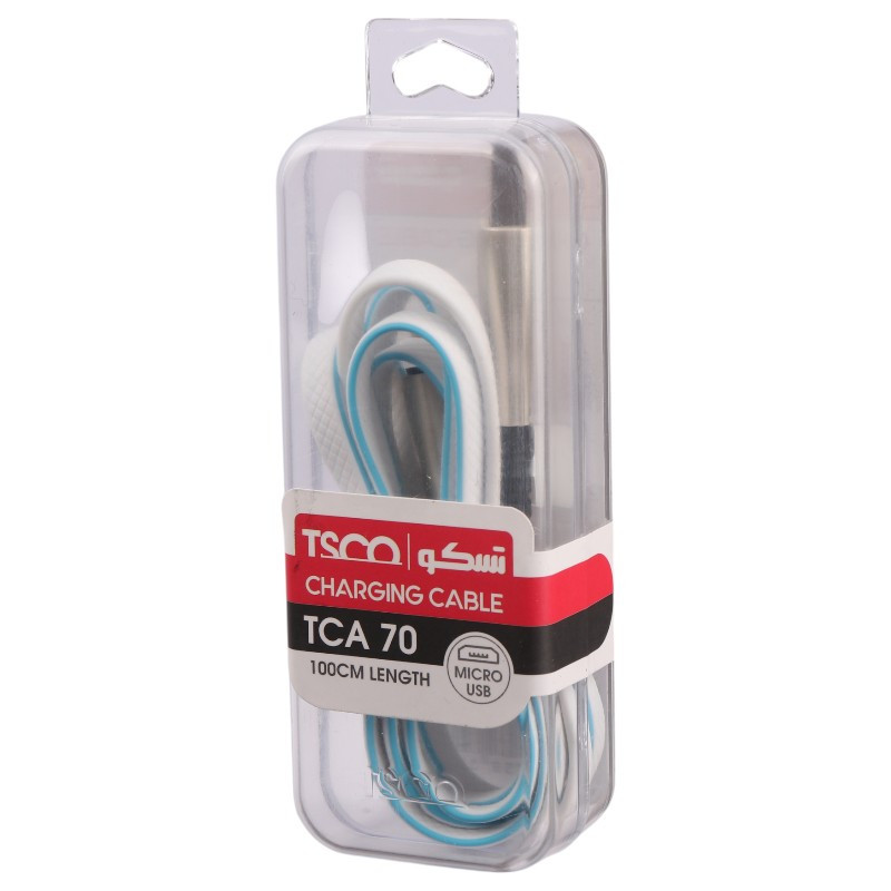 کابل میکرو یو اس بی TSCO TCA 70 2.1A 1m