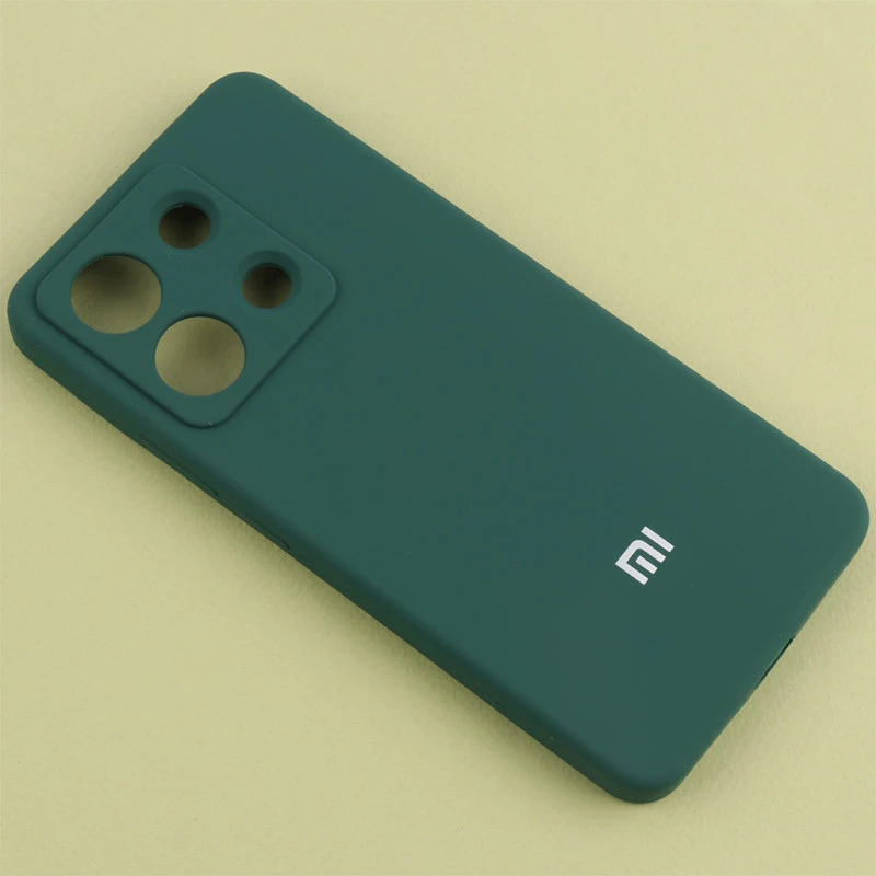 قاب سیلیکونی اصلی زیربسته شیائومی Redmi Note 13 4G محافظ لنزدار