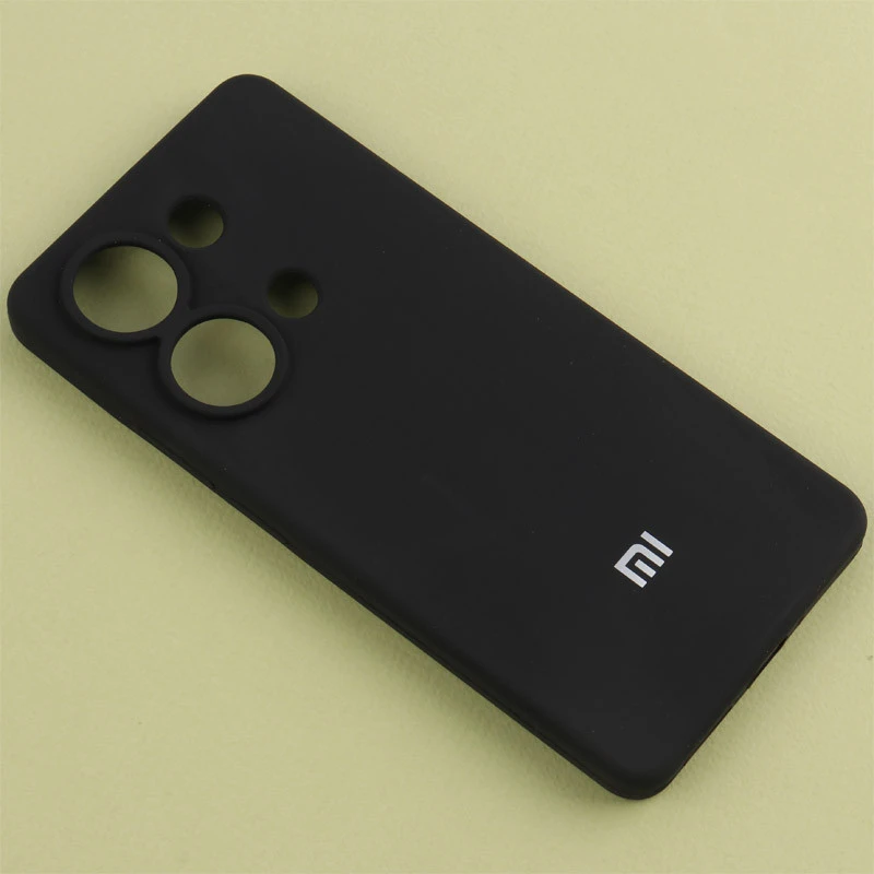 قاب سیلیکونی اصلی زیربسته شیائومی Redmi Note 13 Pro 4G محافظ لنزدار
