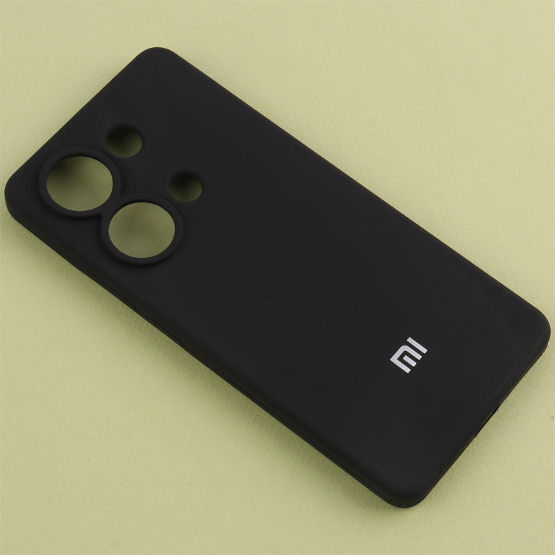 قاب سیلیکونی اصلی زیربسته شیائومی Redmi Note 13 Pro 4G محافظ لنزدار