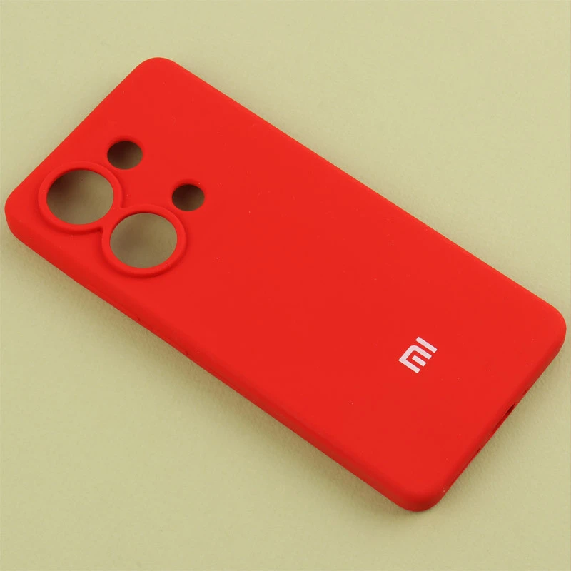 قاب سیلیکونی اصلی زیربسته شیائومی Redmi Note 13 Pro 4G محافظ لنزدار