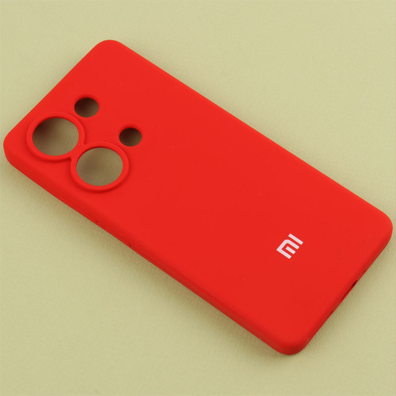 قاب سیلیکونی اصلی زیربسته شیائومی Redmi Note 13 Pro 4G محافظ لنزدار