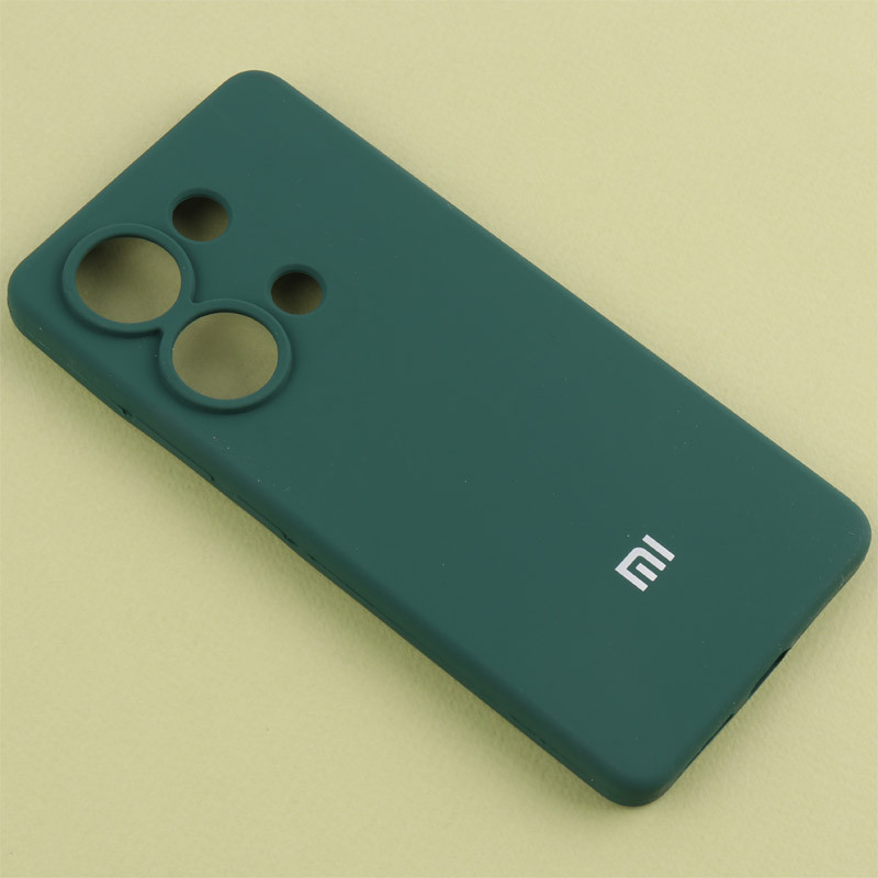قاب سیلیکونی اصلی زیربسته شیائومی Redmi Note 13 Pro 4G محافظ لنزدار