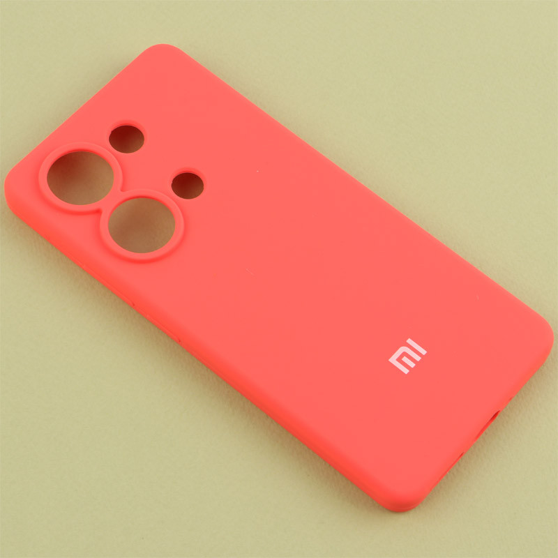 قاب سیلیکونی اصلی زیربسته شیائومی Redmi Note 13 Pro 4G محافظ لنزدار
