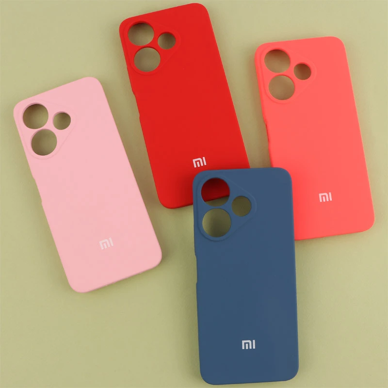 قاب سیلیکونی اصلی زیربسته شیائومی Redmi 13 4G / Redmi 13 5G محافظ لنزدار