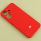 قاب سیلیکونی اصلی زیربسته شیائومی Redmi 13C / Poco C65 محافظ لنزدار