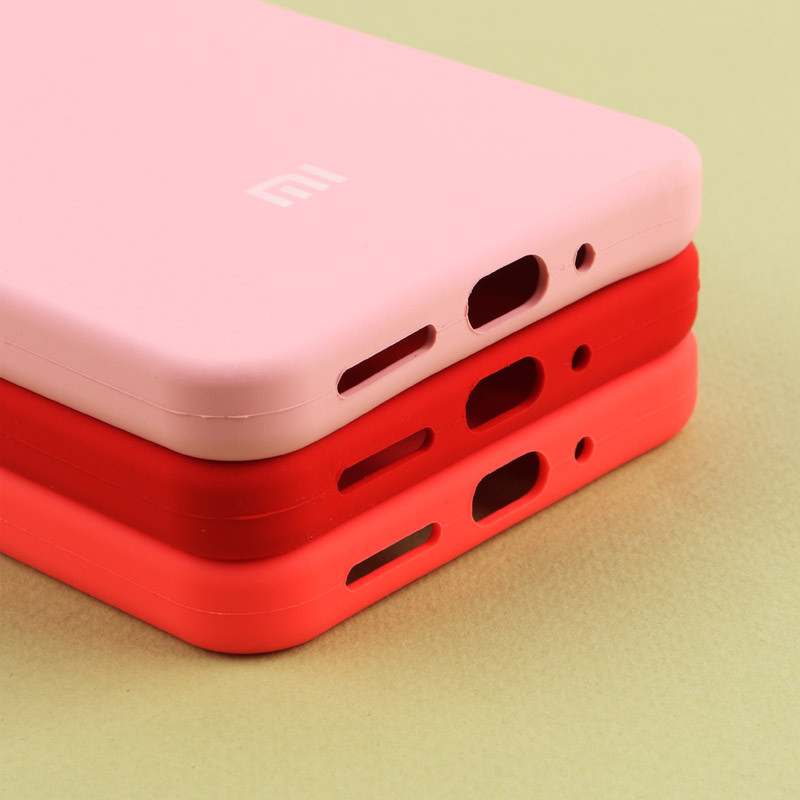 قاب سیلیکونی اصلی زیربسته شیائومی Redmi 13C / Poco C65 محافظ لنزدار